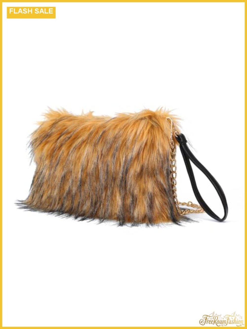 Faux Fur Crossbody Bag Evening Fluffy Purse Fuzzy Shoulder Handbag